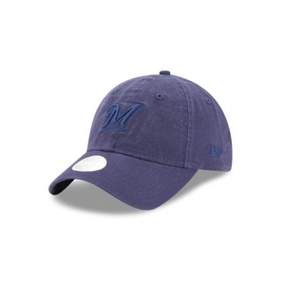 Milwaukee Brewers Gorra | New Era MLB Core Classic 9twenty Adjustable Cap Mexico - Azules